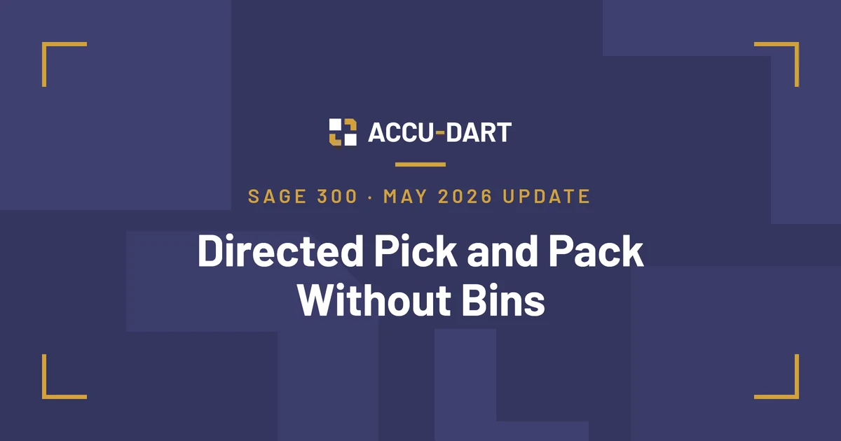 Directed Pick and Pack Without Bins