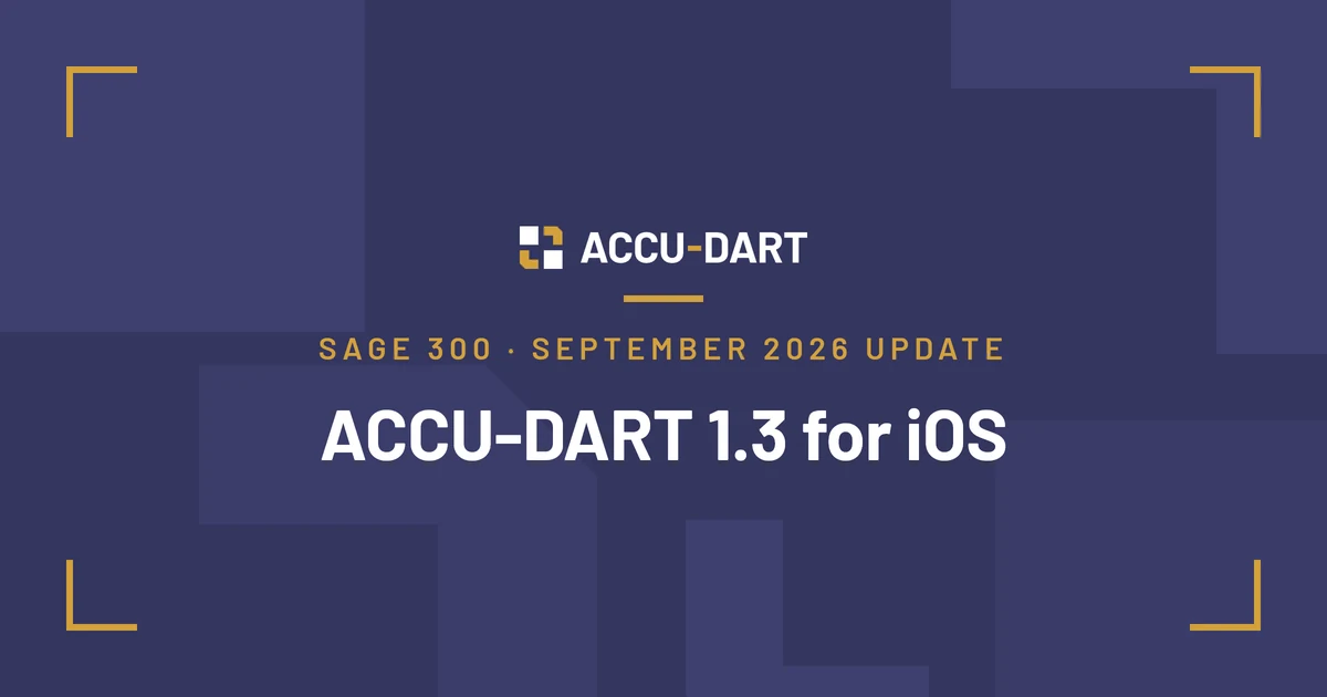 ACCU-DART 1.3 for iOS