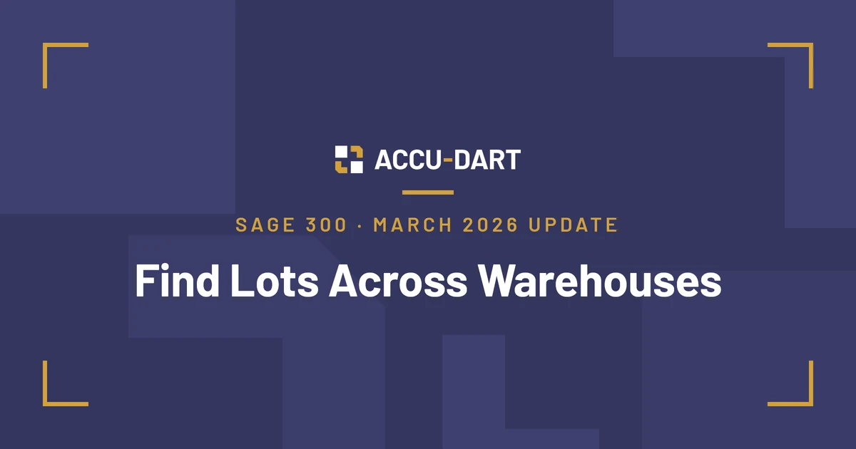 Find Lots Across Warehouses