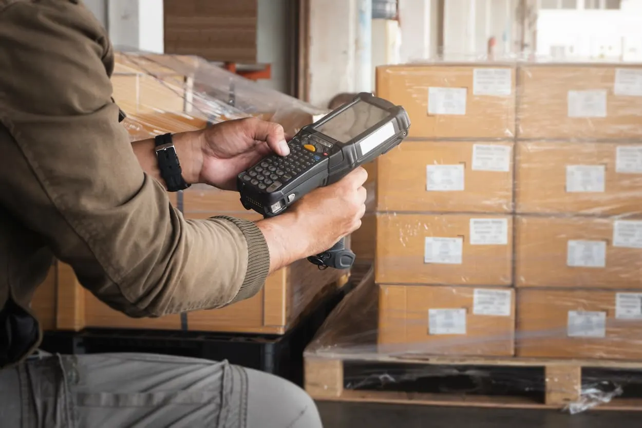 Barcode scanning receiving